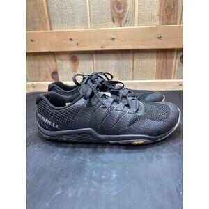 Merrell Womens Trail Glove 5 Barefoot Sneakers Black Minimalist Vibram Sole Size